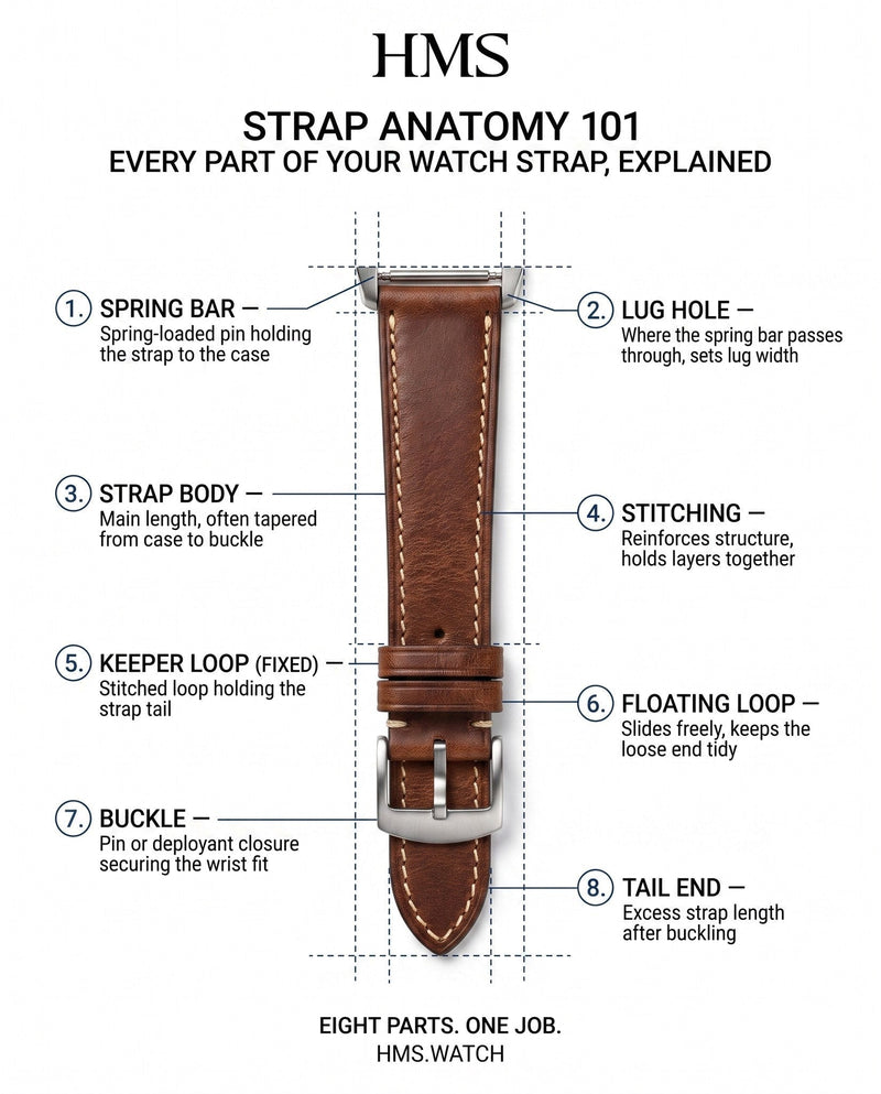 Anatomy of a Watch Strap: Every Part, Explained