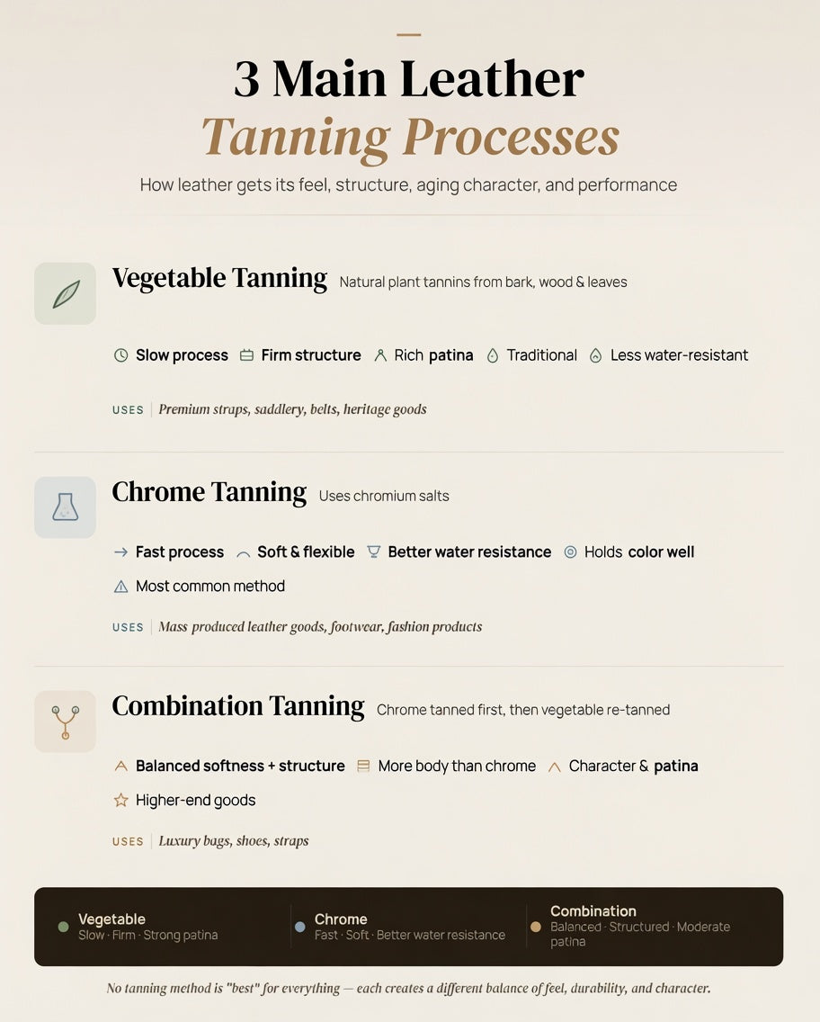 3 Leather Tanning Methods You Should Know
