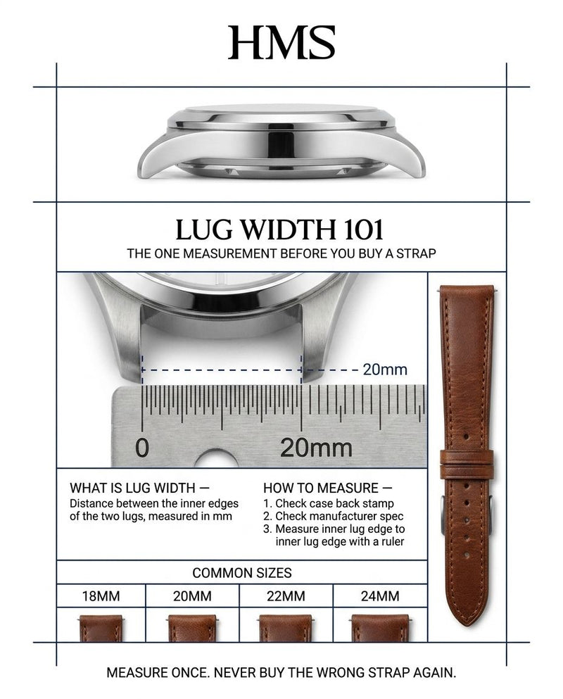 Lug Width 101: The One Measurement You Need Before Buying a New Watch Strap