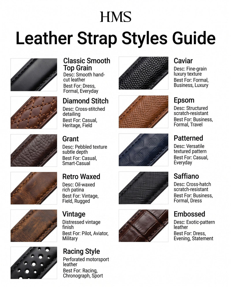 The Ultimate Leather Watch Strap Styles Guide: Find Your Watch's Alter Ego