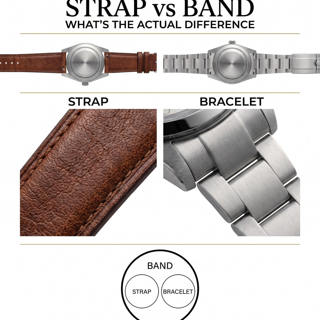 Strap vs Bracelet vs Band: Is There Actually a Difference?