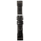 HMS Patterned Leather Watch Strap (Litchi Grain, No Rivets)