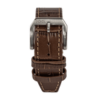 HMS Patterned Leather Watch Strap (Litchi Grain, No Rivets)