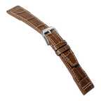 HMS Patterned Leather Watch Strap (Litchi Grain, No Rivets)