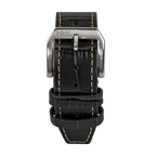 HMS Patterned Leather Watch Strap (Litchi Grain, No Rivets)