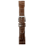 HMS Patterned Leather Watch Strap (Litchi Grain, No Rivets)