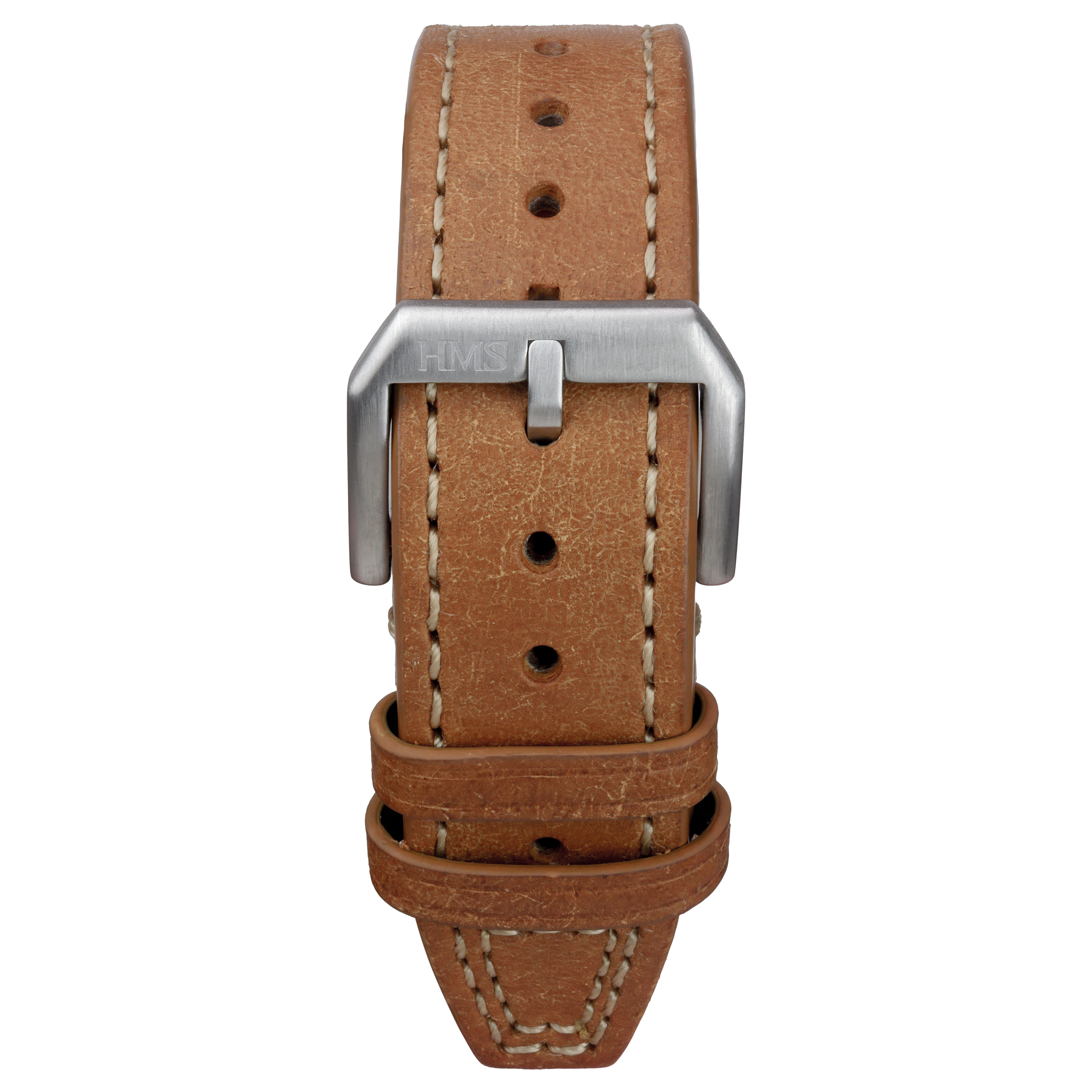 HMS Pueblo Full-Grain Leather Pilot Watch Strap – Badalassi Carlo, Italy