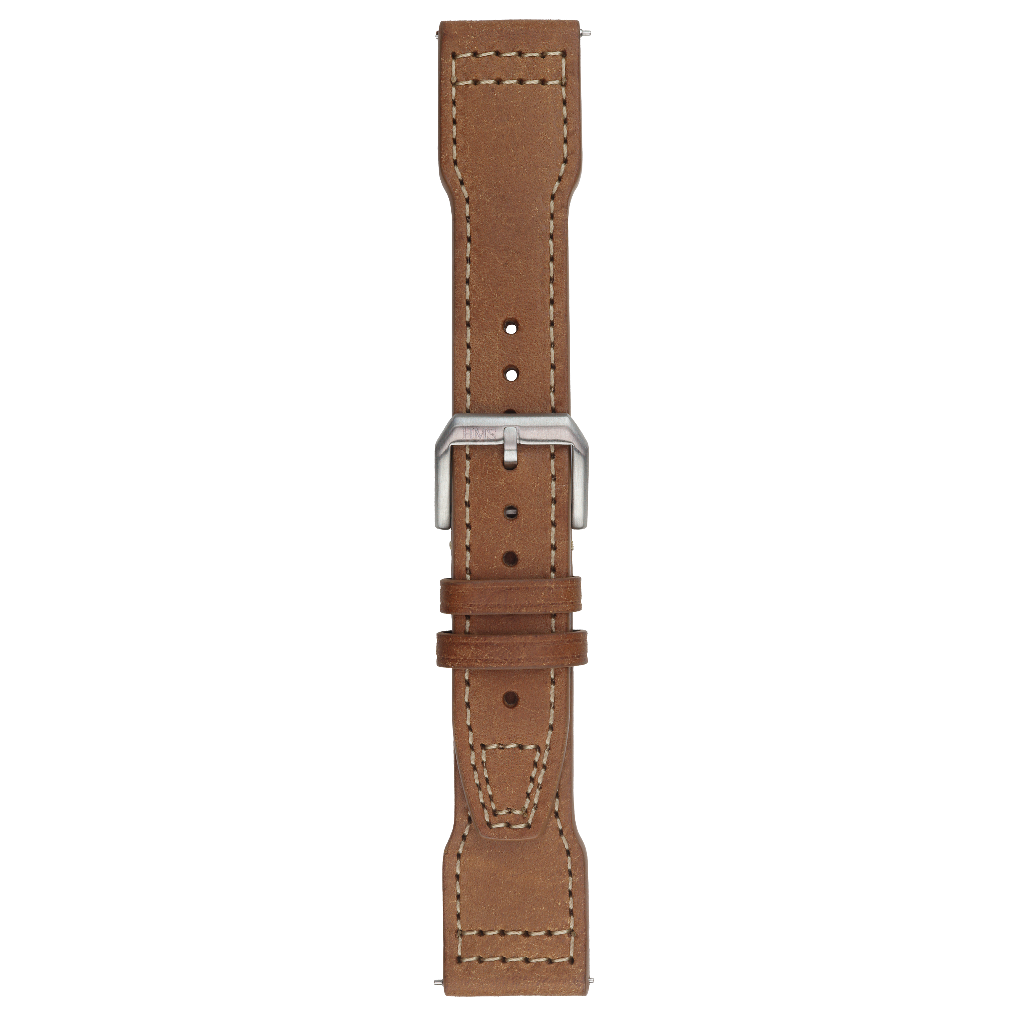 HMS Pueblo Full-Grain Leather Pilot Watch Strap – Badalassi Carlo, Italy