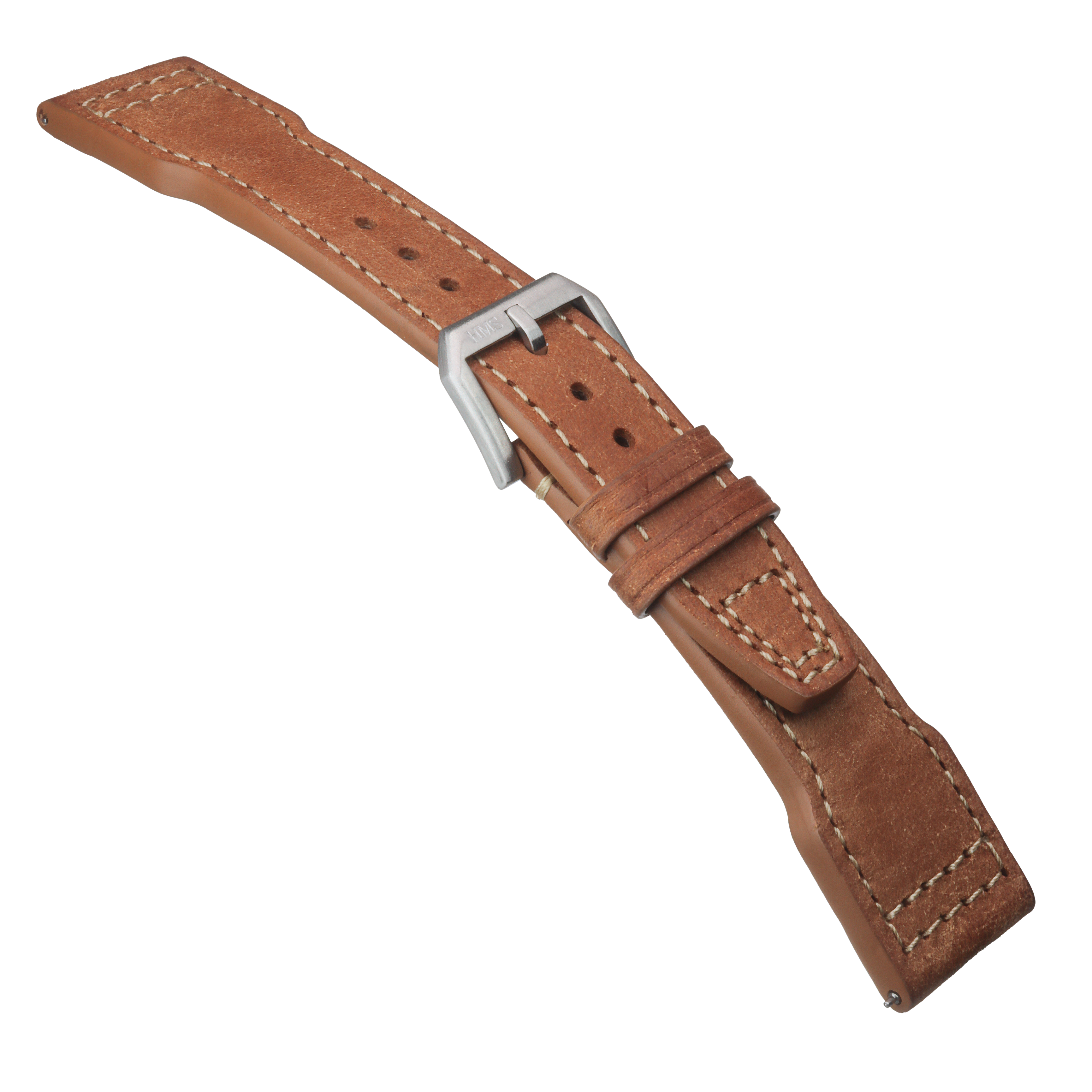 HMS Pueblo Full-Grain Leather Pilot Watch Strap – Badalassi Carlo, Italy