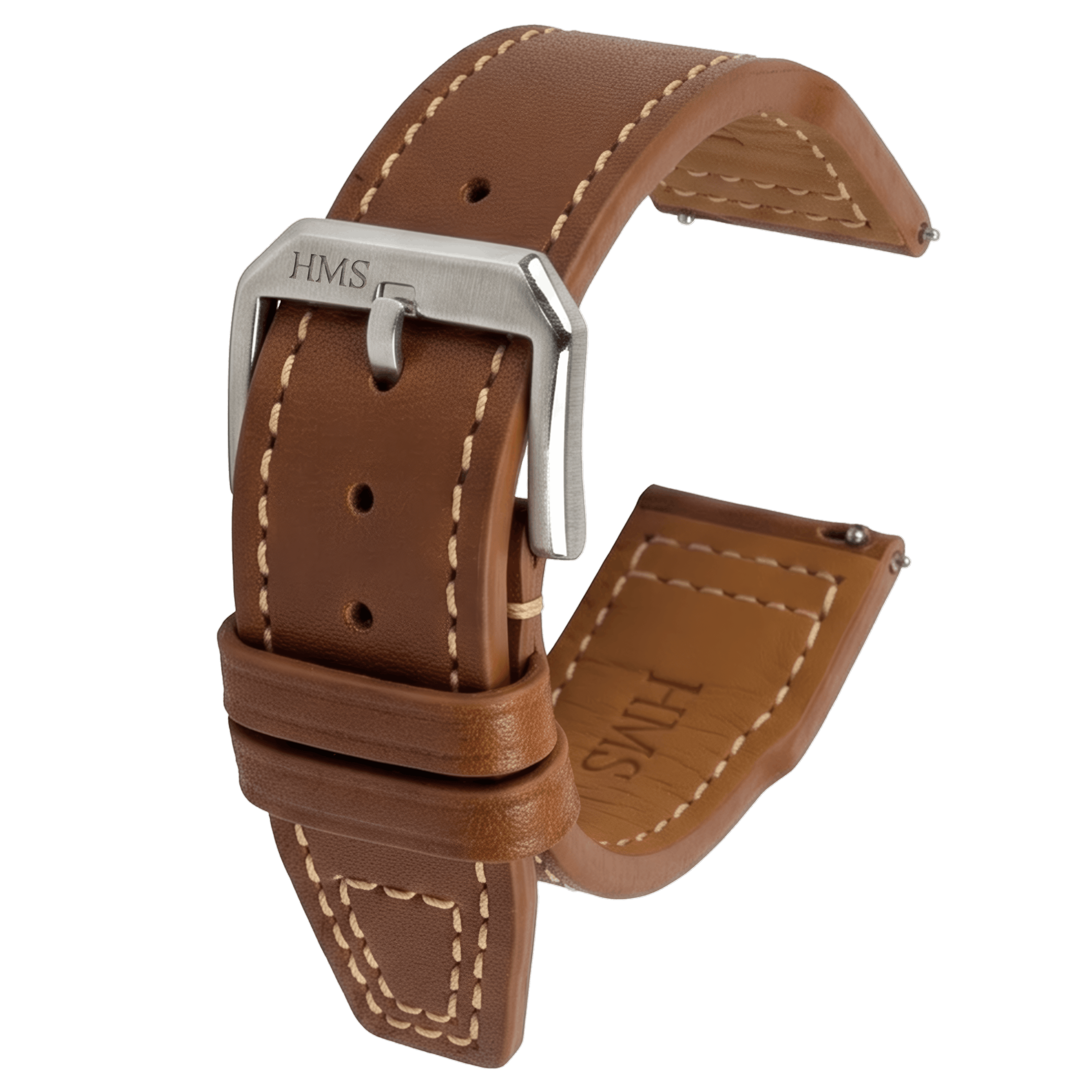 HMS Barenia Calfskin Leather Pilot Watch Strap – HAAS, France