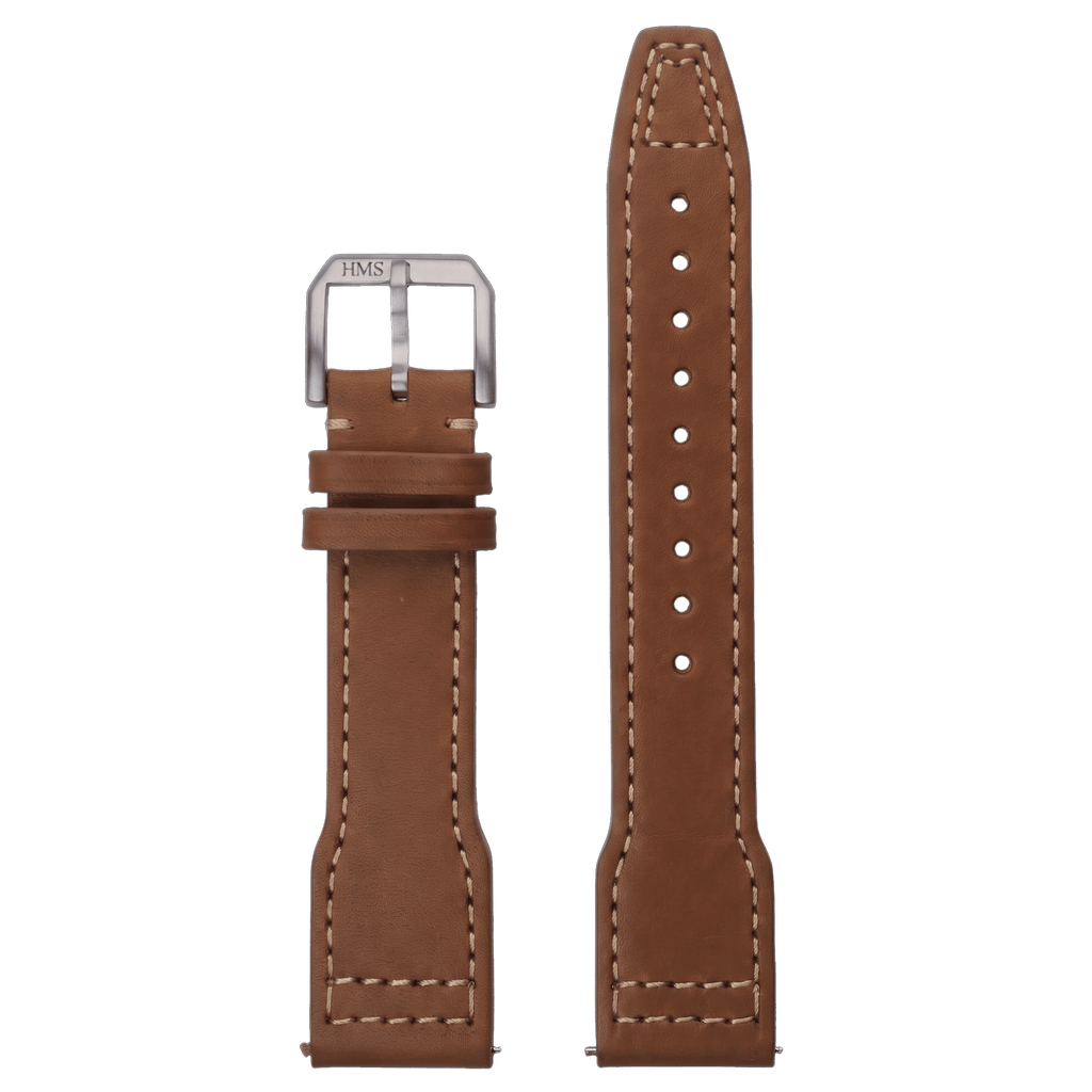 HMS Barenia Calfskin Leather Pilot Watch Strap – HAAS, France