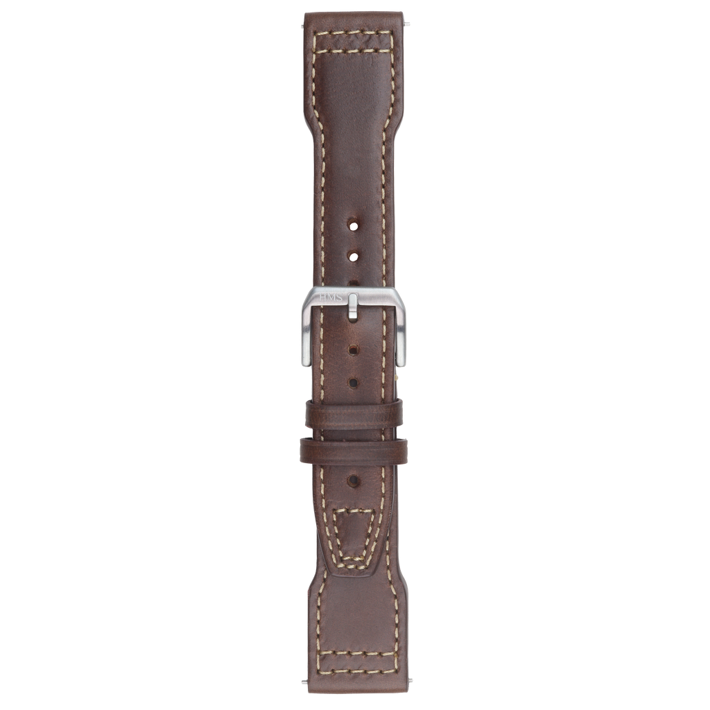 HMS Chromexcel Full-Grain Leather Pilot Watch Strap – Horween, USA