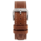 HMS Missouri Full-Grain Leather Pilot Watch Strap – Perla Azzurra, Italy