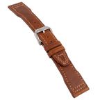 HMS Missouri Full-Grain Leather Pilot Watch Strap – Perla Azzurra, Italy
