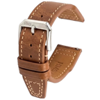HMS Pueblo Full-Grain Leather Pilot Watch Strap – Badalassi Carlo, Italy