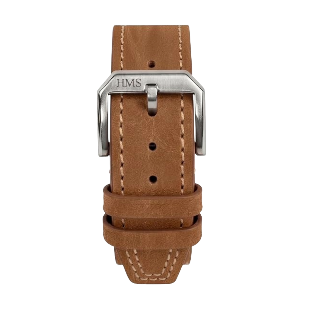 HMS Pueblo Full-Grain Leather Pilot Watch Strap – Badalassi Carlo, Italy