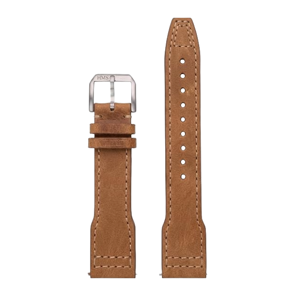 HMS Pueblo Full-Grain Leather Pilot Watch Strap – Badalassi Carlo, Italy